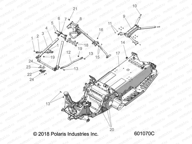CHASSIS | CHASSIS, CHASSIS ASM. and OVER STRUCTURE - S20DDH8RS ALL OPTIONS (601070C)