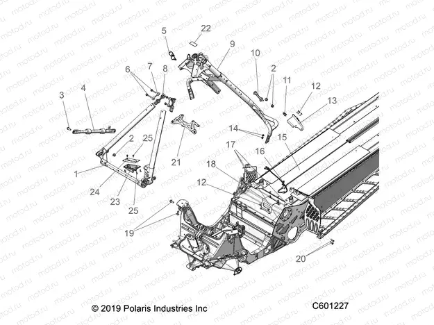 CHASSIS | CHASSIS, CHASSIS ASM. and OVER STRUCTURE - S20EFT8R/EFN8R ALL OPTIONS (C601227)