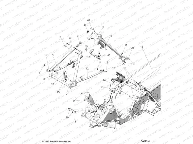 CHASSIS | CHASSIS, CHASSIS ASM. and OVER STRUCTURE - S23TDE9FS (C602331)