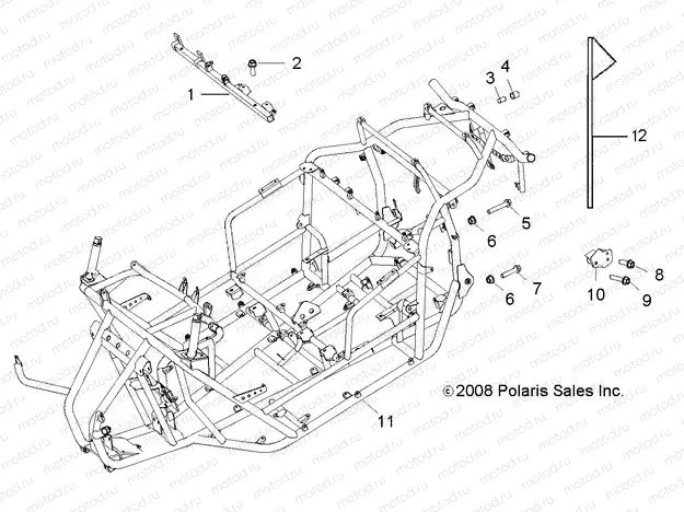CHASSIS | CHASSIS, FRAME - A10VA17AA/AD (49RGRFRAME09RZR170)