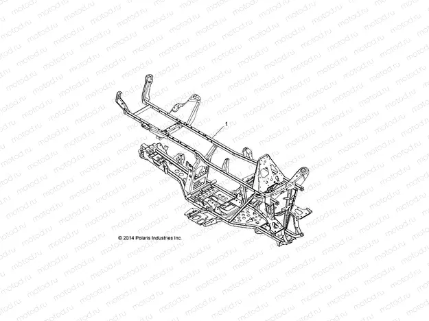 CHASSIS | CHASSIS, FRAME - A15SDA57FH (49ATVFRAME1570TRG)