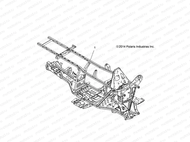CHASSIS | CHASSIS, FRAME - A15SWE57FA (49ATVFRAME15570X2)