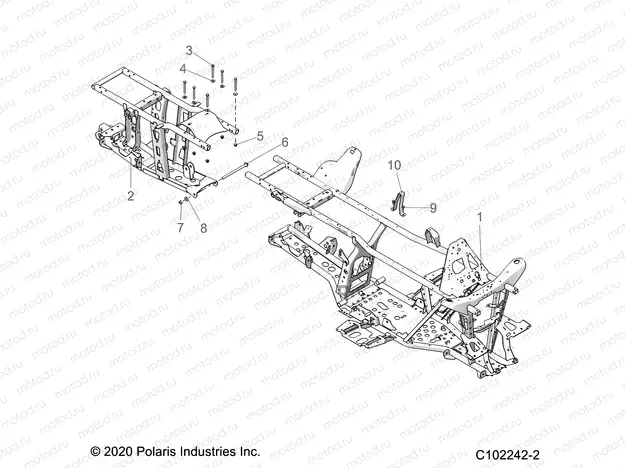 CHASSIS | CHASSIS, FRAME - A20S6E57A1/3A1 (C102242-2)