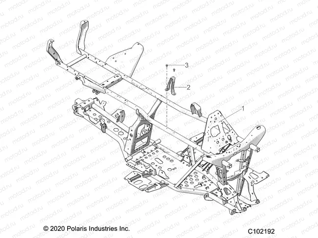 CHASSIS | CHASSIS, FRAME - A20SDE57B4 (C102192)