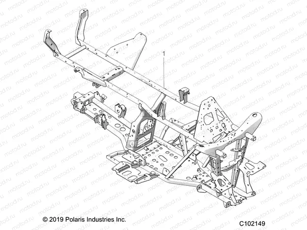 CHASSIS | CHASSIS, FRAME - A20SEF57C1/S57C1/C2/C5/C9/CK/CY/F1/F2 (C102149)