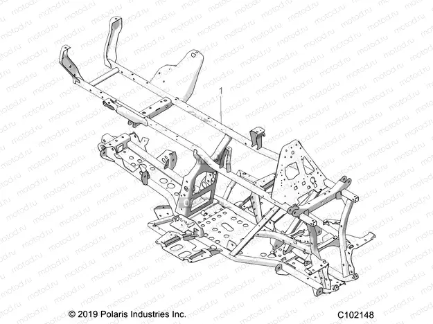CHASSIS | CHASSIS, FRAME - A20SHE57AN/AF/Z57AX (C102148)