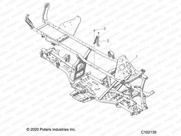 CHASSIS | CHASSIS, FRAME - A20SJE57BX (C102139)