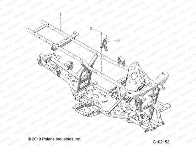 CHASSIS | CHASSIS, FRAME - A20SWE57A1/3A1 (102152)