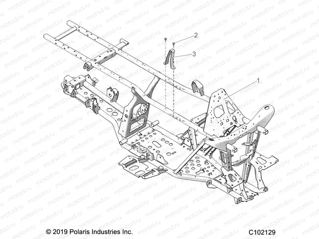 CHASSIS | CHASSIS, FRAME - A20SWE57F1/S57C1/C2 (C102129)