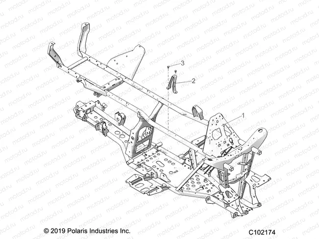CHASSIS | CHASSIS, FRAME - A23SDE57P4 (C102174)