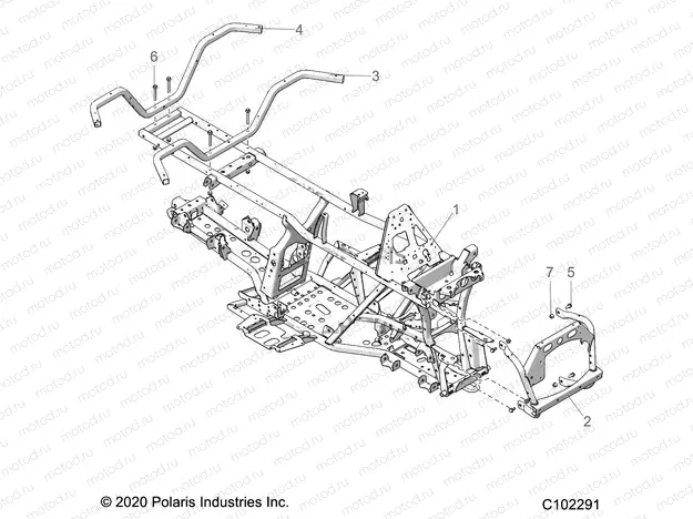 CHASSIS | CHASSIS, FRAME - A23SHE57AL/AS (C102291)