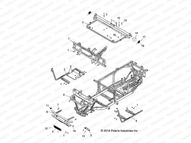 CHASSIS | CHASSIS, FRAME and FRONT BUMPER - L15U2NAGFA/MA (49LEVBUMPER15M)