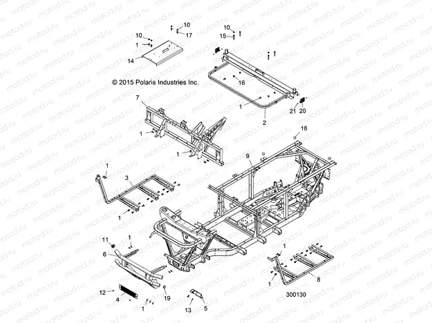 CHASSIS | CHASSIS, FRAME and FRONT BUMPER - L16U2NAEFA/EMA/FLA (300130)