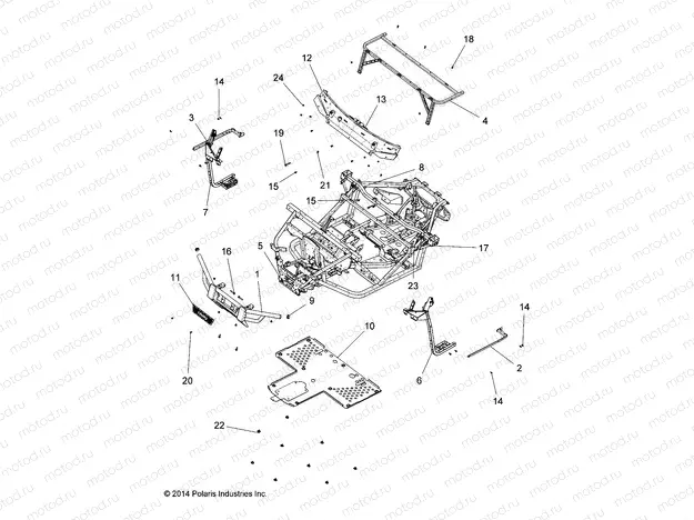 CHASSIS | CHASSIS, FRAME and FRONT BUMPER - R15RTAD1FA (49RGRCHASSIS151KDSL)