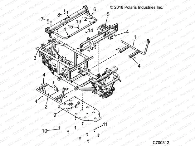 CHASSIS | CHASSIS, FRAME and FRONT BUMPER - R23MAE57DX (C700312)