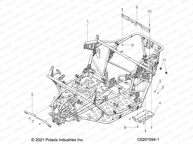 CHASSIS | CHASSIS, FRAME - Z21HCB18B2 (C0201094-1))