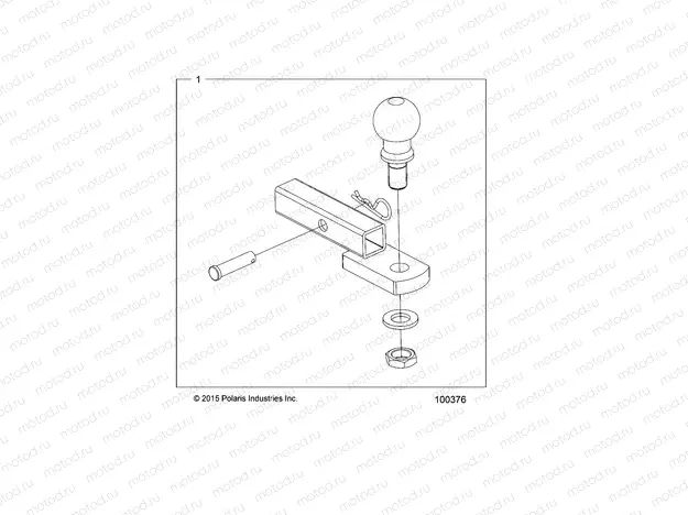 CHASSIS | CHASSIS, HITCH - A16SES57F1/F2/SBT57F1