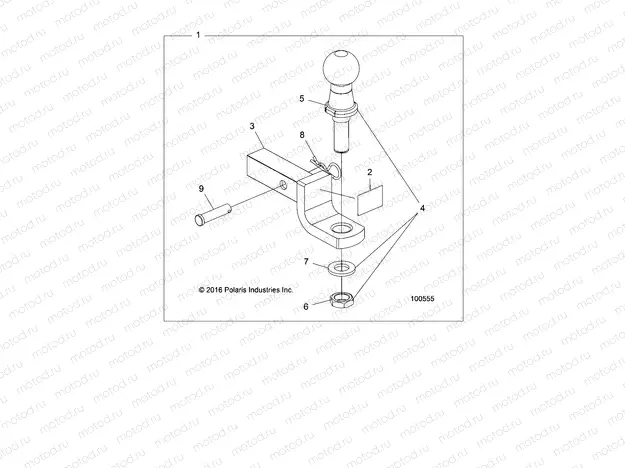 CHASSIS | CHASSIS, HITCH - A18SES57C1/C2/C5/C7/E1/E5/E7/P57C1/T57C1/C7/E1/E7