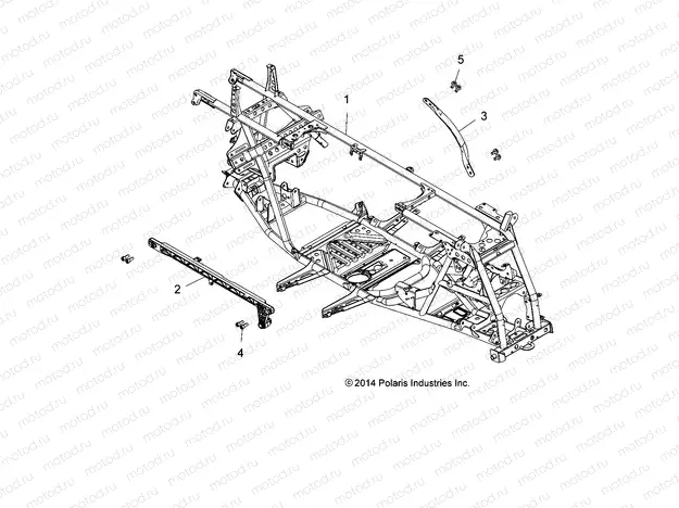 CHASSIS | CHASSIS, MAIN FRAME - A15SXE85FI (49ATVFRAME15850SP)