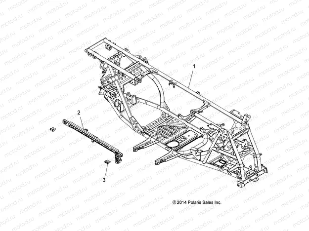 CHASSIS | CHASSIS, MAIN FRAME - A15SYE95AX/L95AP (49ATVFRAME15850TRG)