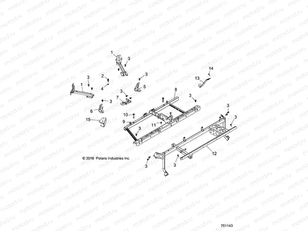 CHASSIS | CHASSIS, MAIN FRAME MOUNTS - Z19VBE99AM/BM/LM (701143)