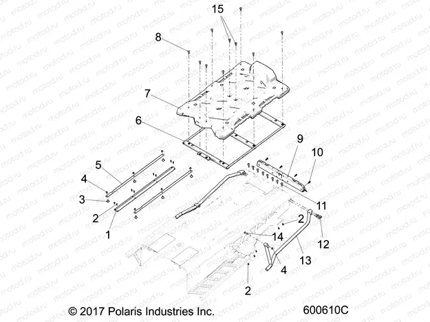 CHASSIS | CHASSIS, REAR ASM. - S20FJB8/FJE8/FJP8 ALL OPTIONS (600610C)