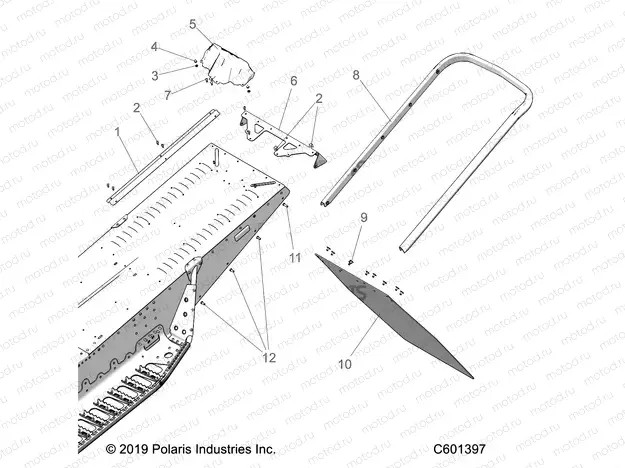CHASSIS | CHASSIS, REAR ASM. - S20MDX6JSA/6JEA (C601397)