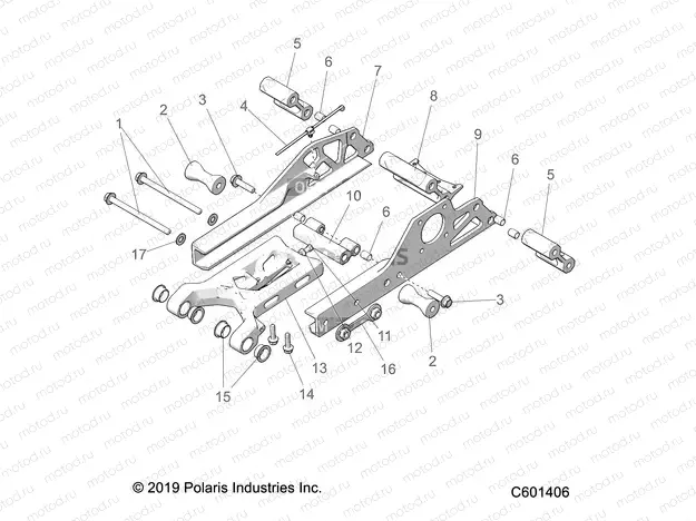 CHASSIS | CHASSIS, SUB FRAME ASM. - J23FBLXXXA (C601406)