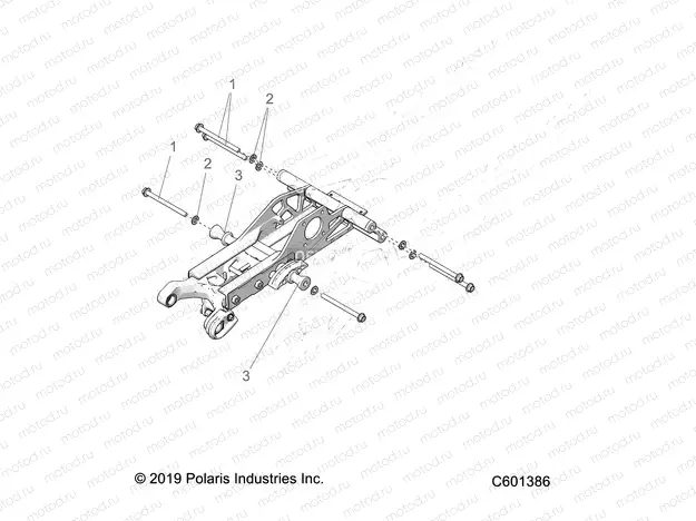 CHASSIS | CHASSIS, SUBFRAME TO TUNNEL MOUNTING - J20DRBXXXA/DRCXXX ALL OPTIONS (C601386)
