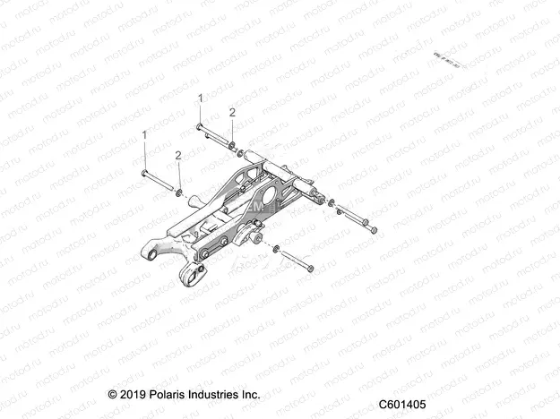 CHASSIS | CHASSIS, SUBFRAME TO TUNNEL MOUNTING - J20URRXXXA (C601405)