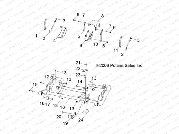 CHASSIS | CHASSIS, SWING ARM - R11VA17AA (49RGRSWINGARM10RZR170)
