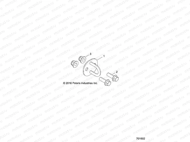 CHASSIS | CHASSIS, TOW HOOK - Z17VDS99CM (701602)