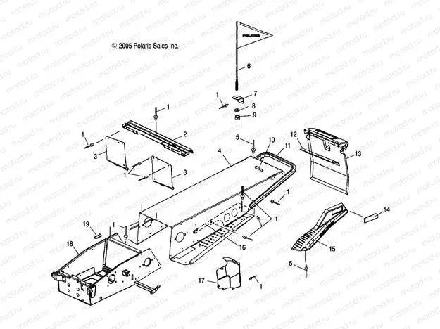 CHASSIS | CHASSIS, TUNNEL and BULKHEAD - S20WAA1ASA/AEA (4997579757A03)