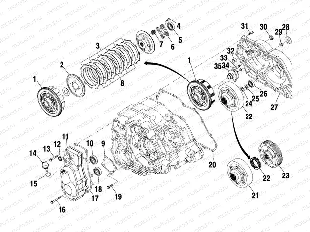 CLUTCH - A02CK42AA/AB (4970327032D07) | CLUTCH - A02CK42AA/AB (4970327032D07)