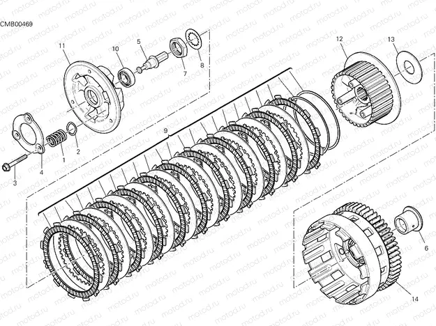 CLUTCH (APTC) [MOD:SCR800CR]