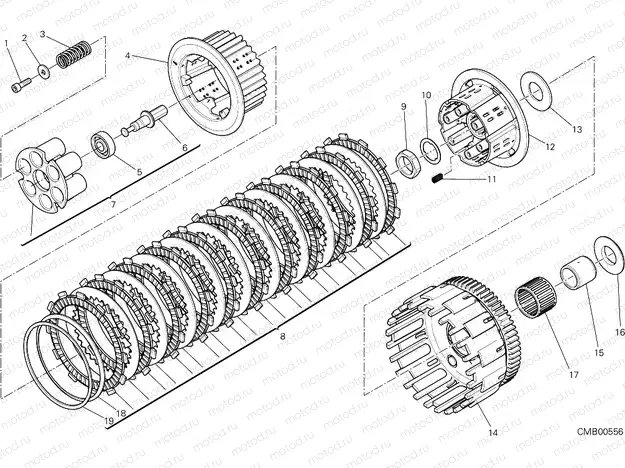 CLUTCH (APTC) [MOD:SCR800CR]