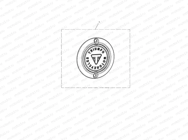 Clutch Badge, Chrome