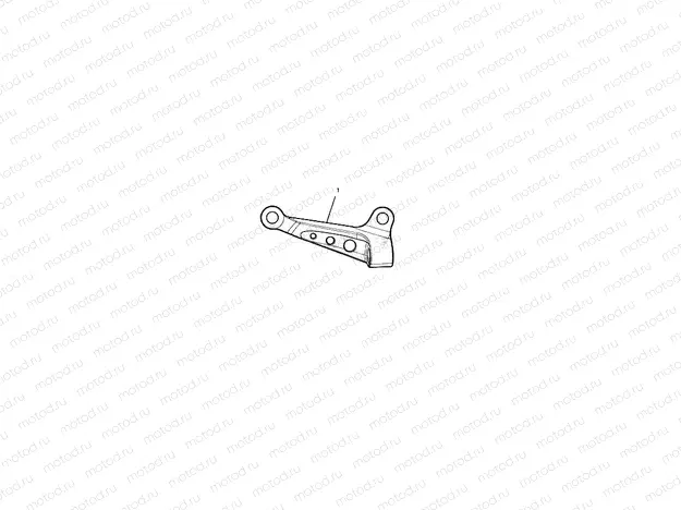 Clutch Cable Guide, Gun Metal