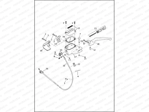 CLUTCH CONTROL (FAIRING MODELS)
