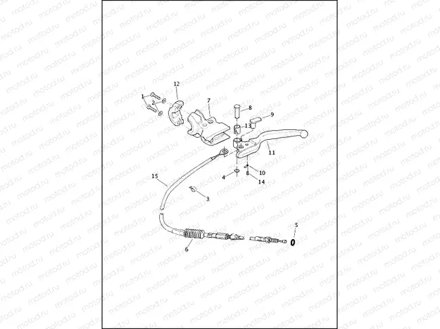 CLUTCH CONTROL - FLHP