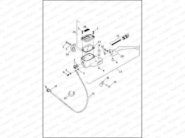 CLUTCH CONTROL - FLSS AND FLSTFBS