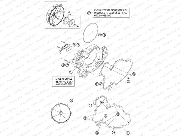 CLUTCH COVER