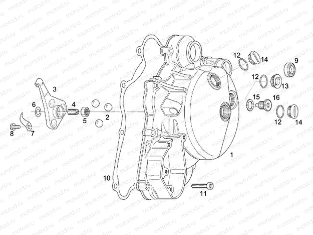 Clutch cover