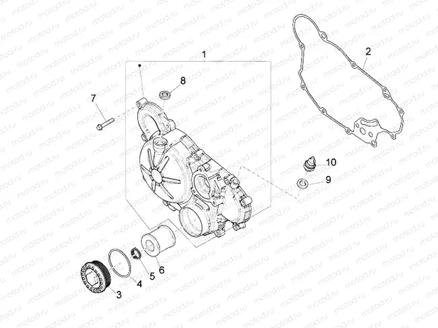 Clutch cover