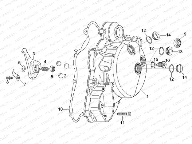 Clutch cover