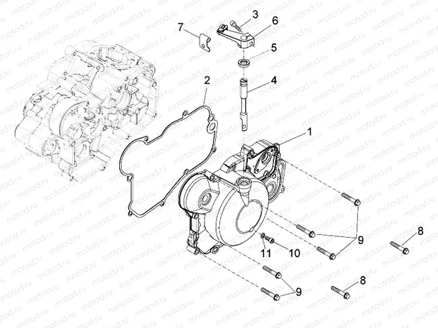 Clutch cover