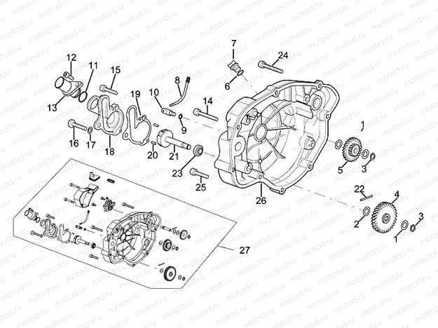 Clutch cover