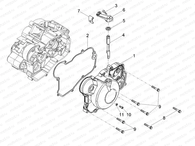 Clutch cover