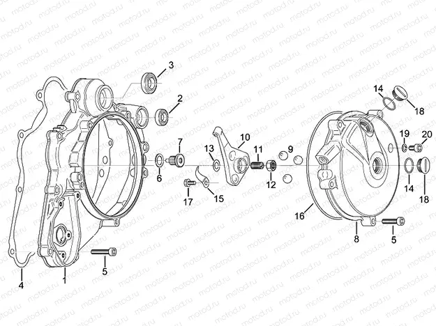 Clutch cover