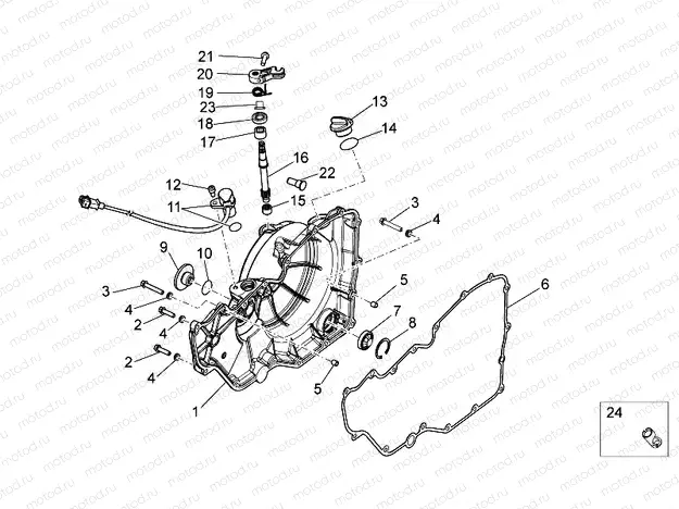Clutch cover
